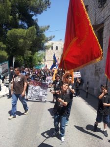 Tours in Jerusalem with Yishay Shavit - The political rally on its way to the Turkish consulate in east Jerusalem