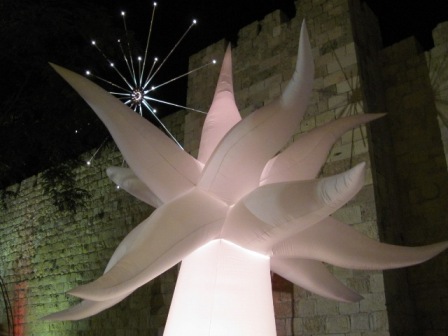 Tours in Jerusalem withe Yishay Shavit - The Light Festival at the Jaffa gate