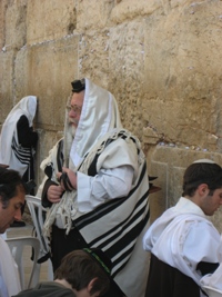 Tours in Jerusalem withe Yishay Shavit - At the westren wall